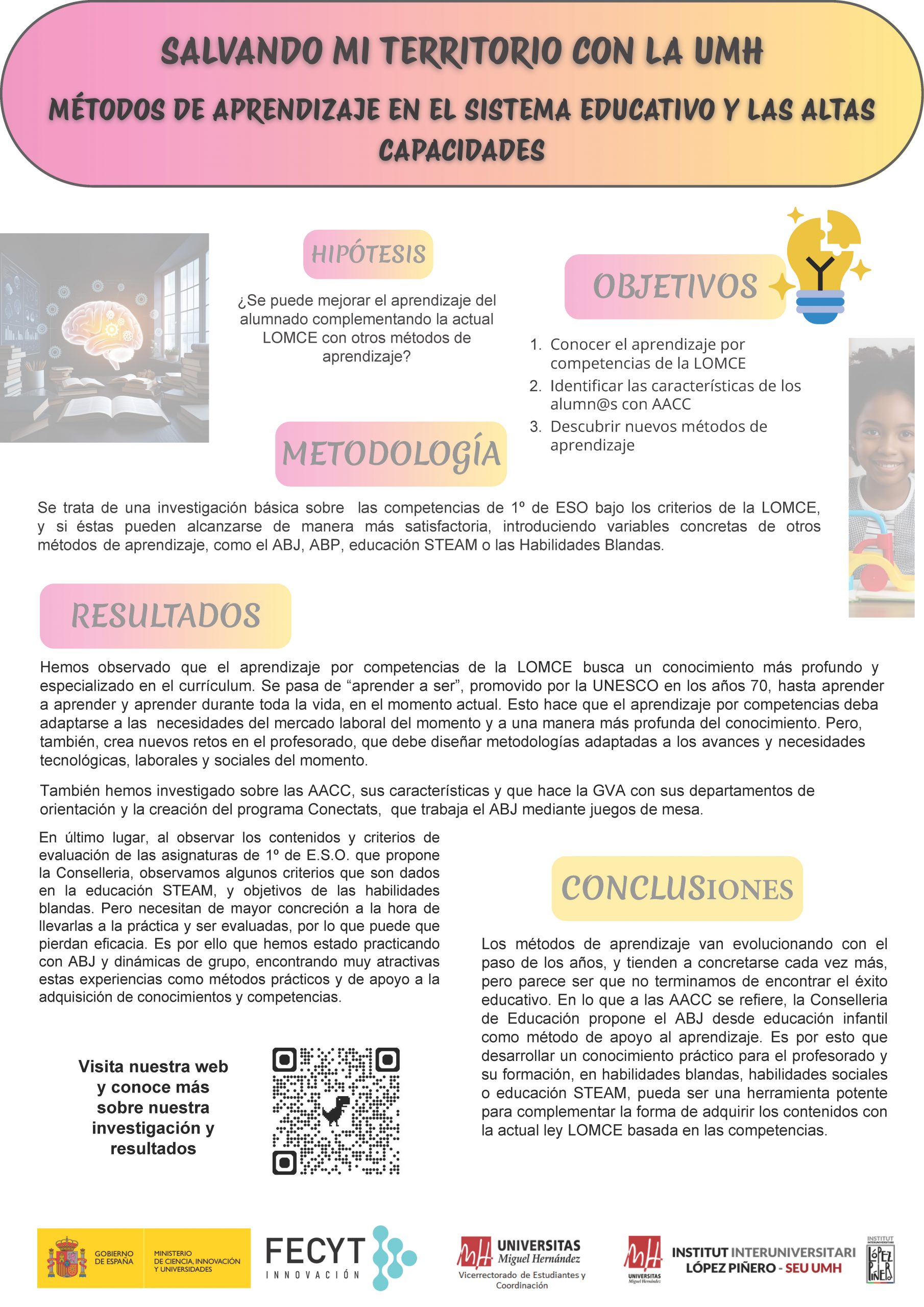 Aprendizaje ABJ para AACC